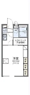 レオパレスサンヒルズ【1階】の間取り