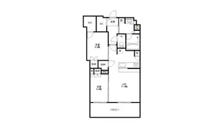 GRAND CITY TOWER TSUKISHIMA【17階】の間取り
