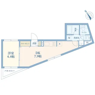 ARCO TERRACE【4階】の間取り