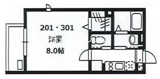プランドール八潮【2階】の間取り