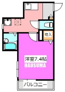 リバティ・ハイム【2階】の間取り