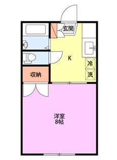 トーコーハイツ【1階】の間取り
