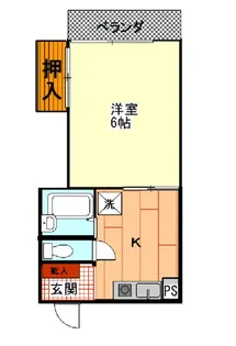グリーンパレスIZUMI【1階】の間取り