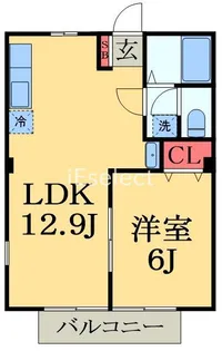プリンセス【1階】の間取り