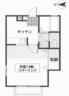 ウエストコーストI【2階】の間取り