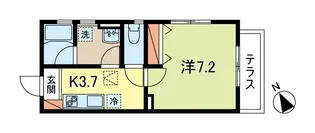 ザ・パークメゾンK.I【1階】の間取り