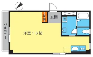 ハウス成田【3階】の間取り