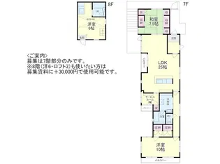 ルミシアII【7階】の間取り