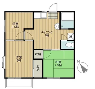 ファミーユ加藤【2階】の間取り
