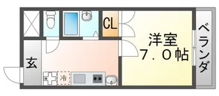 エルメゾン【2階】の間取り