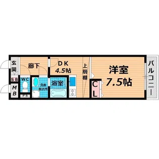 Kurise諏訪【5階】の間取り
