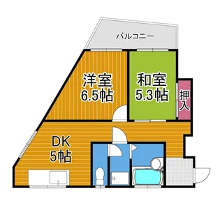 レーンフラット綱島【4階】の間取り