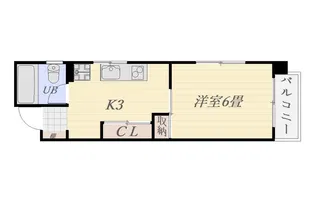 パークサイド共研【4階】の間取り