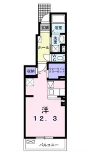 イーストブルー I【1階】の間取り