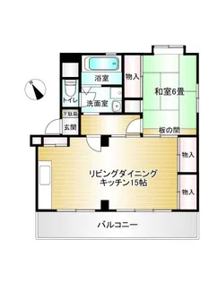 コート保土ヶ谷A棟【3階】の間取り