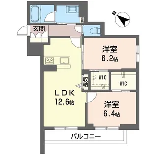 リシェ・フルール【3階】の間取り