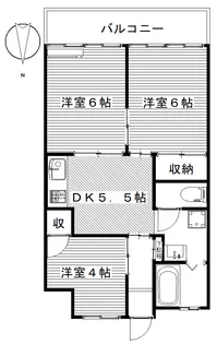 広木マンション【4階】の間取り