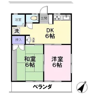 グランデージ【2階】の間取り