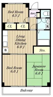 アヴィタシオン【3階】の間取り