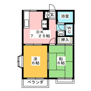 グランハイムグレース【2階】の間取り