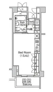 ブリリア代官山プレステージ【4階】の間取り