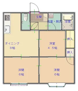 エクセル司【1階】の間取り