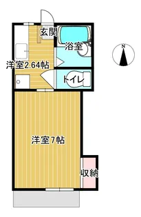 シャルム熊谷II【1階】の間取り