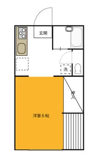 キーウエスト【1階】の間取り
