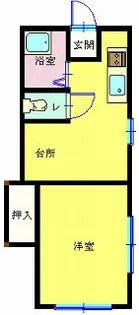神奈川県横浜市港北区綱島東5【アパート】の間取り