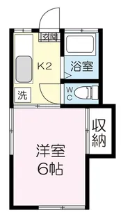 コーポ菅井C棟【2階】の間取り