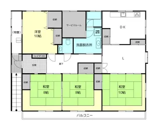 桜台賃貸【2階】の間取り