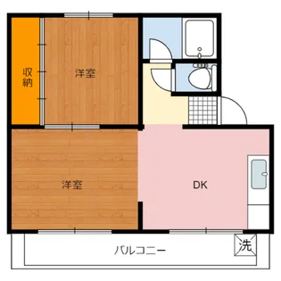 レジデンス永田【1階】の間取り