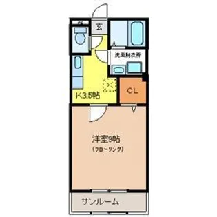 オールドゥパレ【3階】の間取り