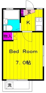アクアコート調布II【1階】の間取り