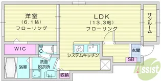 コーラルローズ2【1階】の間取り