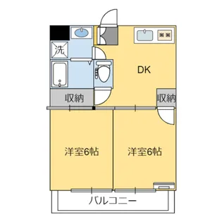 プラスニシジマ【2階】の間取り