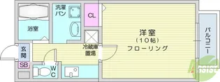 サン・ヴィレッジ泉崎【1階】の間取り