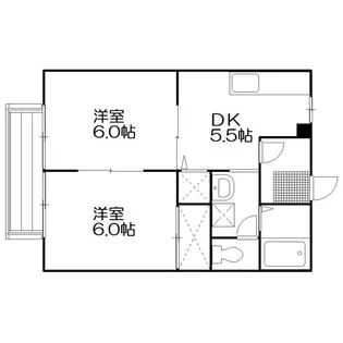 ブロードビューII【1階】の間取り
