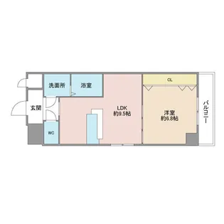 ホワイトライト【1階】の間取り