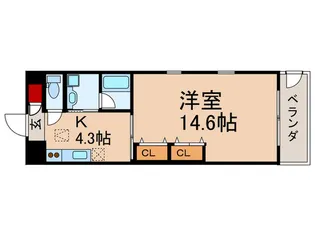 ボセジュ-ル武蔵関【1階】の間取り