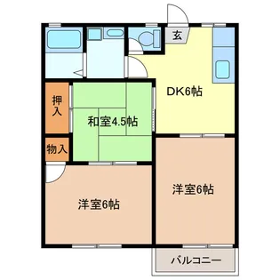 Cerezo(セレッソ)B棟【2階】の間取り