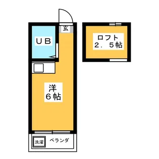 サンライズ阿佐ヶ谷B【2階】の間取り