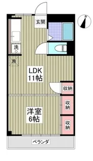 船橋セブンハイツ【3階】の間取り