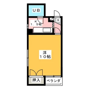 シャンポール南陽【2階】の間取り