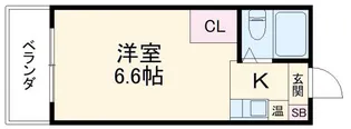 ビビッド原【2階】の間取り