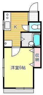 埼玉県草加市草加3【アパート】の間取り
