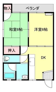ハイツピュア【2階】の間取り