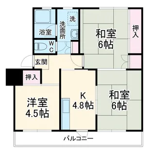 ハウスポート【3階】の間取り