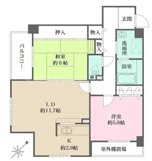 兵庫県神戸市兵庫区浜崎通【マンション】の間取り