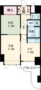 ライオンズマンション苫小牧錦町【4階】の間取り